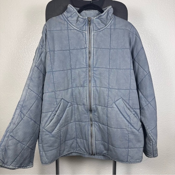 Free People Women's Dolman Quilted Knit Jacket Size XL *NWOT - Picture 2 of 8